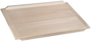 Hofmeister Holzwaren, Backbrett, Teigbrett,  zwei 20 mm hohe Anschlagleisten, aus Pappelholz L600xB390xH15 mm, 12845