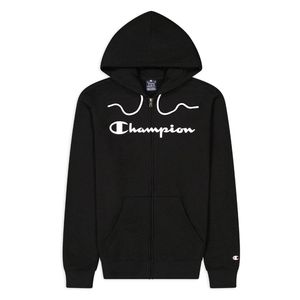 Champion Herren Zip-Hoodie Legacy Logo black S