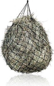 Heunetz schwarz für Pferde Maschenweite 5x5cm Heunetz engmaschig Füllgewicht 5kg