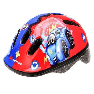 Kask ochronny Meteor, kask dziecięcy, kask rowerowy, rolki, kask MV6-2 dziecięcy kask rowerowy, rozmiar S 48-52 cm samochodowy