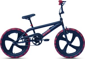WYNN BMX Freestyle 20 Zoll XX1.2 schwarz-rot Rahmenhöhe 28 cm Muddy-Freestyle-Reifen Mag-Wheels V-Brake WYNN BMX Freestyle 20 Zoll XX1.2 schwarz-rot Rahmenhöhe 28 cm Muddy-Freestyle-Reifen Mag-Wheels V-Brake