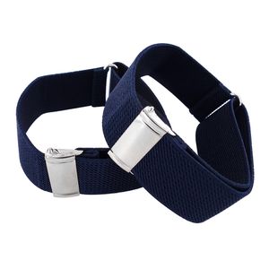axy® 1 Paar Herren Hemd Ärmelhalter - Hülsenhalter - Ärmelband - elastisch und größenverstellbar-Schwarzblau