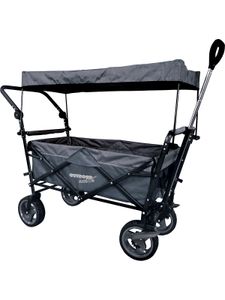 myToys COLLECTION Sport OUTDOOR active Bollerwagen mit Dach + Schubstange Bollerwagen Bollerwagen