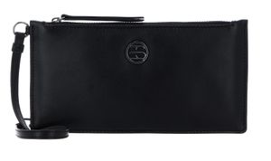 ESPRIT Leder Geldbörse Jil Slim Clutch Black schwarz