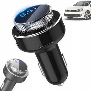Bluetooth 5.0 FM Transmitter, Auto Radio QC 3.0 KFZ Wireless Adapter Freisprecheinrichtung Car Kit