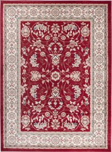Mazovia Teppich Vintage - Wohnzimmer, Schlafzimmer, Esszimmer, Büro - Mittelhaarig - Rechteckig - Motiv Traditioneller Ethnische - 300x400 cm