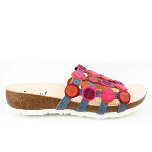 Think! Komfort Pantoletten JULIA Damen 31353034393538 Bunt 39 EU