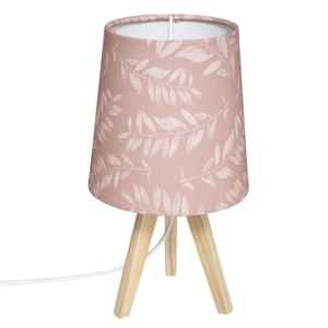 Giana rosa Nachttischlampe für Kinder