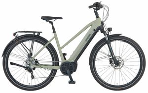 PROPHETE ENTDECKER 4.0 Mittelmotor Trekking E-Bike 28", 540 Wh integrierter Unterrohrakku, 10-Gang Shimano Kettenschaltung, hyd. Scheibenbremsen