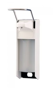 MediQo-line Seifenspender mit langem Bedienungshebel 500 ml, Farbe:Weiß