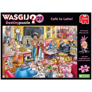 Jumbo Spiele 1110100332 Wasgij Destiny 27 Cafe to Latte! 1000 Teile Puzzle