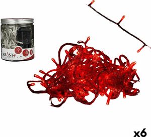 Krist+ Girlande of Rote LED-Leuchten 8 m 3,6 W (6 Stk.)