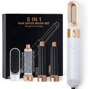 Revinta 5 in 1 Haarstyler, Airstyler, Lockenstab, Hairstyler, Haartrockner, Multihaarstyler, Warmluftbürste, Airstyler, Hair dryer