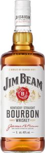 Jim Beam White Bourbon Whiskey 1,0 L