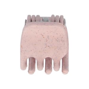 PARSA Beauty Mini Haarklammer aus Weizenstroh 6 Stück, rosa