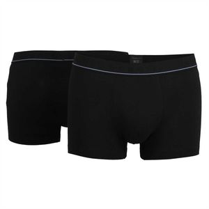 bugatti Herren Shorts, 2er Pack - FLEXCITY, Boxer Briefs, Pants, Stretch Baumwolle Schwarz XL