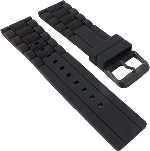 Hugo Boss 1513004 | Uhrenarmband aus Silikon schwarz 24mm 30106B Hugo Boss 1513004 | Uhrenarmband aus Silikon schwarz 24mm 30106B