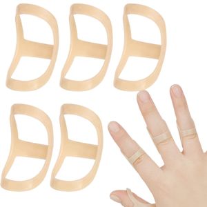 INF Fingerschiene für Federfinger im 5er-Pack mit verschiedenen Größen Beige Size 10+11+12+13+14