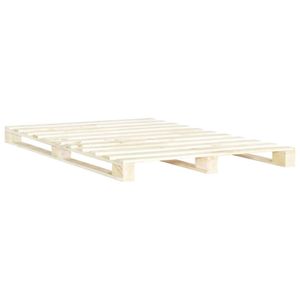 vidaXL Palettenbett Massivholz Kiefer 200×200 cm