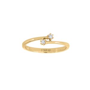 Ring 54 - gelbgold - Gold 585 14K Diamant 0,05ct