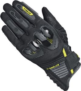 Held Sambia 2 Damen Motorrad Handschuhe, schwarz/gelb, K-8