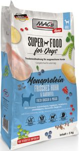 MAC's Dog Hundefutter Frisches Huhn Trockenfutter Superfood 3kg getreidefrei