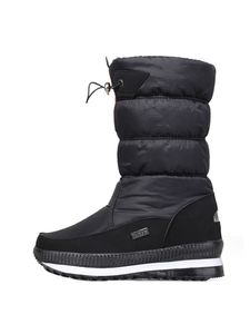 Ladies Schneestiefel Winterstiefel Warme Stiefel Reißverschluss Schuhe Schneestiefel Rutschfeste Boots Schwarz,Größe:EU 39