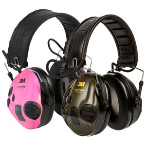 3M PELTOR SportTac, Kopfband, Shooting, Schwarz, Pink, 26 dB, Akku, 600 h