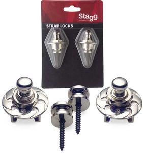 Stagg SSL1-CR Strap Lock Chróm Stagg SSL1-CR Strap Lock Chróm