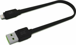 Green cell kabgc02 lightning connector cable 0.25 m schwarz
