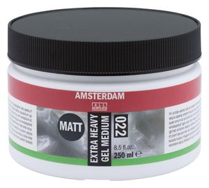 Amsterdam extra heavy gel medium mat pot 250ml