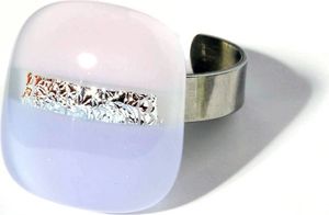 Ring mit Glasstein Fresh Opal lila