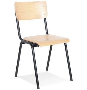 Kokoon® Design-Stuhl SKOLPO 49,5x59x83 cm,Holz , Natürlich,9,9 kg