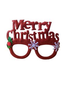 Slyšení Dobré vánoční brýle červené Veselé Vánoce