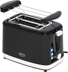 Camry CR 3218/3219 Toaster, Kunststoffgehäuse, Stoppfunktion, Auftaufunktion, Brötchenrost, Cool Wall Camry CR 3218/3219 Toaster, Kunststoffgehäuse, Stoppfunktion, Auftaufunktion, Brötchenrost, Cool Wall