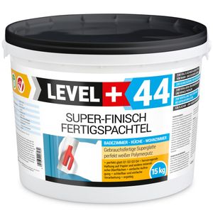Polymérová omietka Snehovo biela hotová 15 kg Kúpeľňa Kuchyňa Obývacia izba Level+44