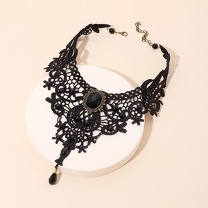 Collier Femme Schmuck Chocker Statement Halskette Spitze Damen Bijoux Choker Chunky Choker