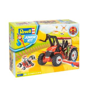 REVELL Junior Kit Traktor mit Lader und Figur