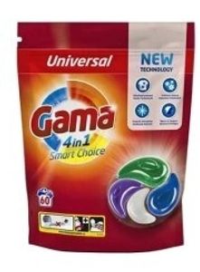 Gama Pods 4in1 60WL Waschmittel Pods Flüssigwaschmittel Colorwaschmittel