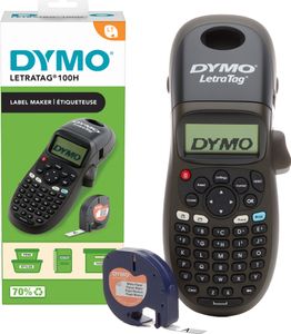DYMO Hand-Beschriftungsgerät "LetraTag Black LT-100H" ABC-Tastatur