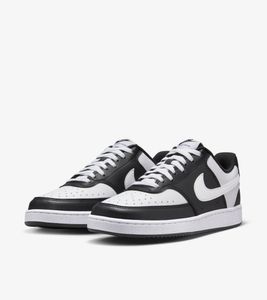 Nike Court Vision Low Next Nature "Black & White" Czarny/Biały, Rozmiar: 44