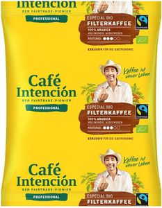 Café Intención Professional FILTERKAFFEE Especial in Kannenportionen, 100x60g