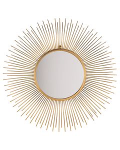 BELIANI Wandspiegel Gold ø 80 cm Rund Mandala Glamour Modern