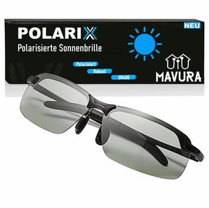 POLARIX Polarisierte Sonnenbrille Fahren Brillen Angeln UV400 photochrome Herren