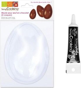 Form für Schokoladen-Ei + Icing schwarzen Stift