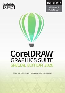 Corel DRAW Graphics Suite Special Edition 2020 OEM + AfterShot 3 (Lizenz per Email)