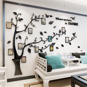 Wandtattoo Baum 3D DIY Wandaufkleber mit Fotorahmen, verwendet für zu Hause Wanddekoration (M: 180 * 250CM)