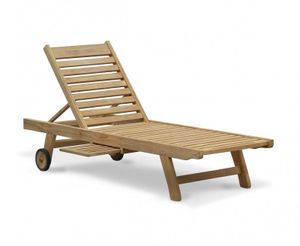 Gartenliege Genua Teak Massivholz von Teako Design