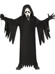 25th Anniversary Movie Edition Ghost Face Scream Polyester Kinder Kostüm mit Maske
