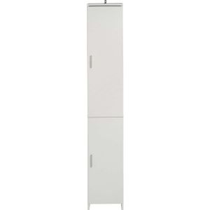 Liv & Bo® Badezimmerschrank | Anstellschrank | Hochschrank | weiß
